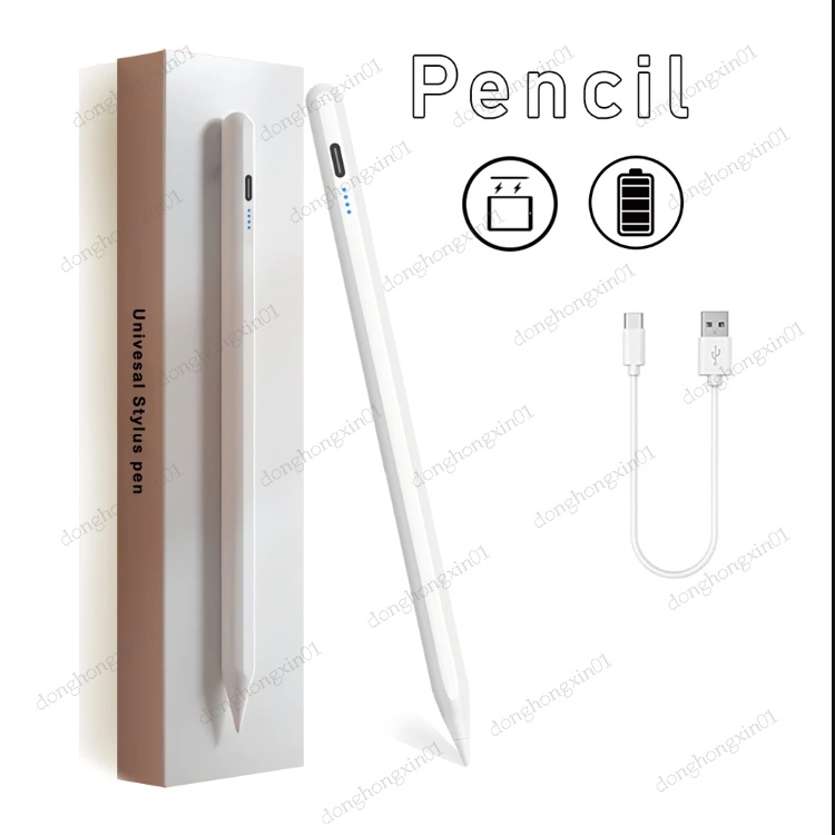 Smart Phone Stylus Pen Sensitive Touch Screen Pen Office Tablet Pen for Drawing Writing Type-C Capacitive Pen for iPad 10th 10.2 10.9 9.7 Android
