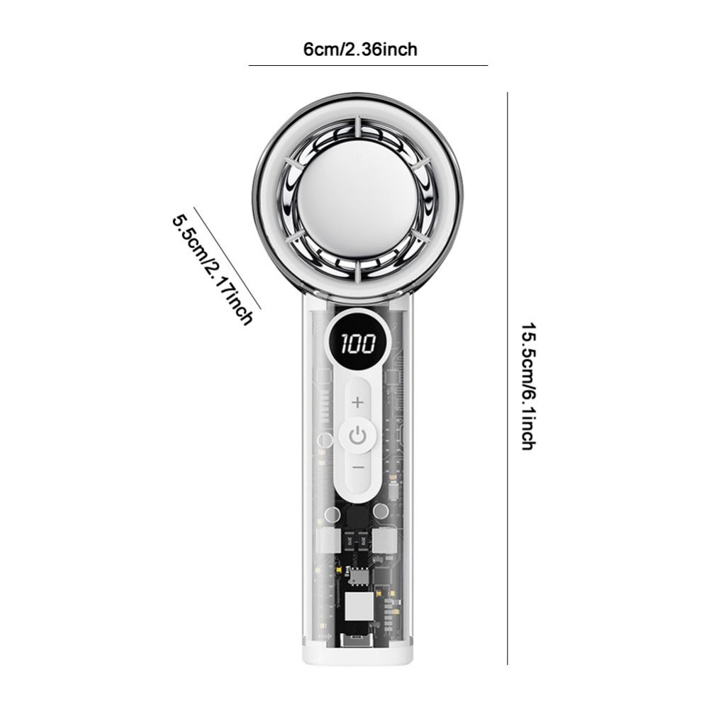 High%20Quality%20Semiconductor%20Refrigeration%20High-speed%20Electric%20Fan%20Rechargeable%20LED%20Digital%20Display%20Portable%20Handheld%20Fan%20Transparent%20Mecha%20Style%20100%20Wind%20Speeds%20Outdoor%20Small%20Fan%20Outdoor%20-%20Image%202