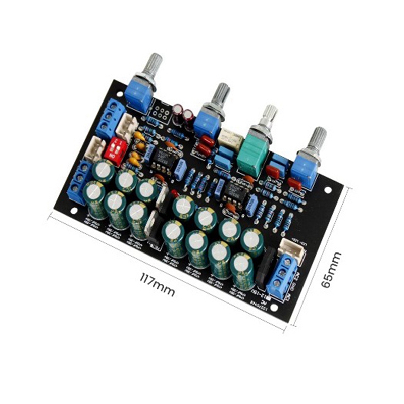 Convenient Pre-Amplifier Multifunctional Pre-Amplifier Pre-Amplifier Tone Board Preamp Volume Tone Control DIY Speaker Amplifiers Sound Audio Amp