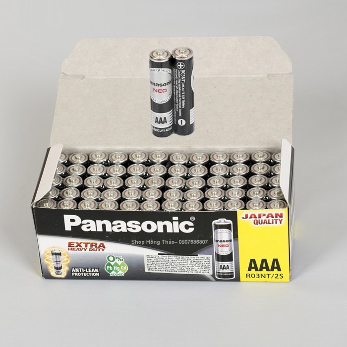 Vỉ(4 viên) Pin Panasonic,Pin tiểu AA,Pin đũa AAA
