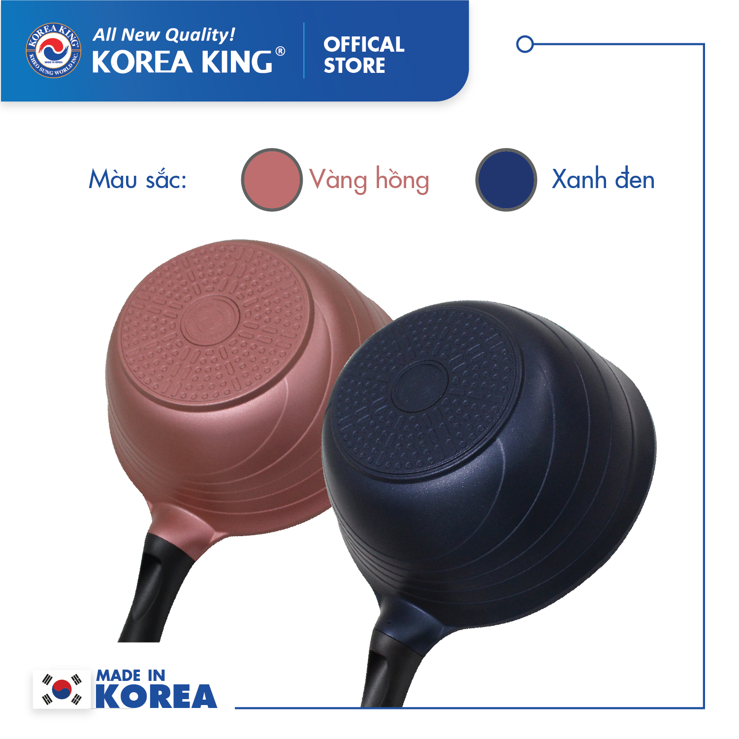Chảo sâu Korea King KW-24CI (size 24cm)