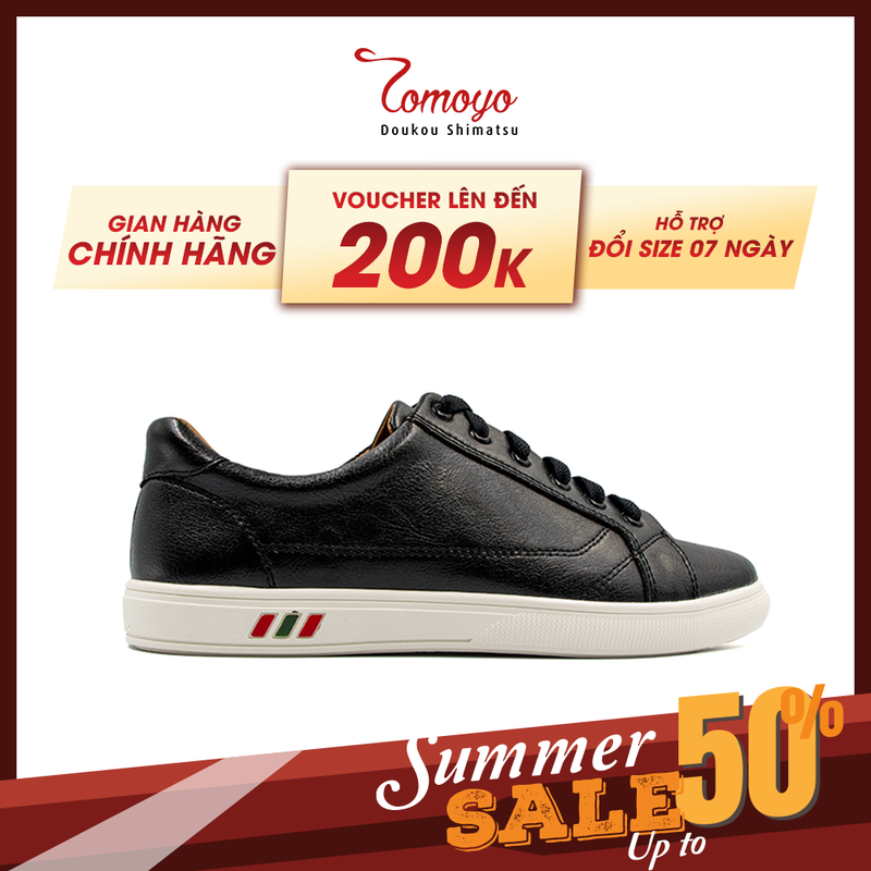 Giày sneakers nam lót da cừu tomoyo tmn10901