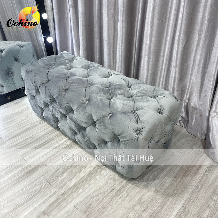 (FREE SHIP) Ghế Dài Sofa Nhún Cổ Điển Cao Cấp Size 1M4 (Đủ Màu)