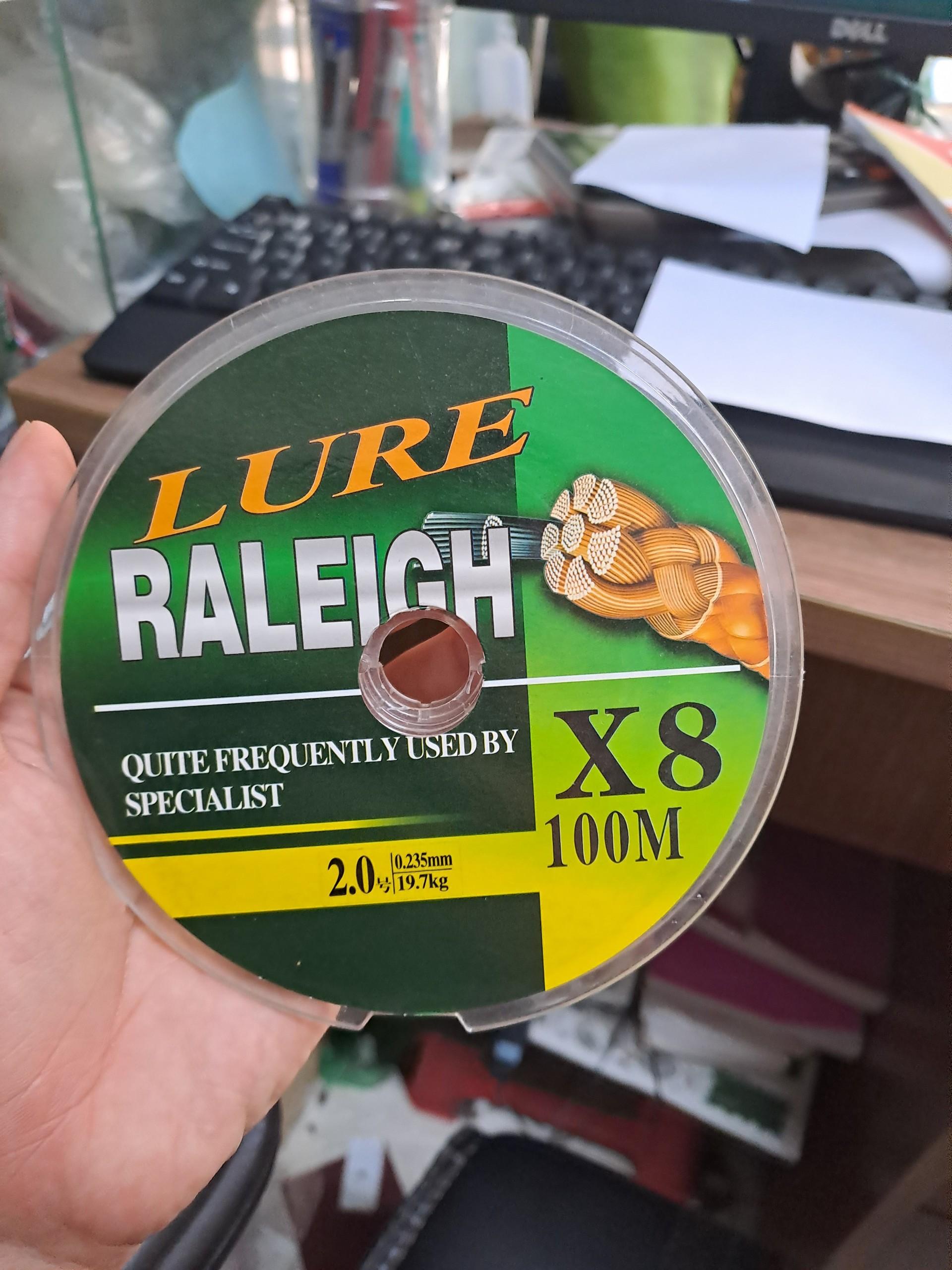 Dây dù câu cá PE Lure X8 - 7 màu 100m(nhưng thực tế 60m)