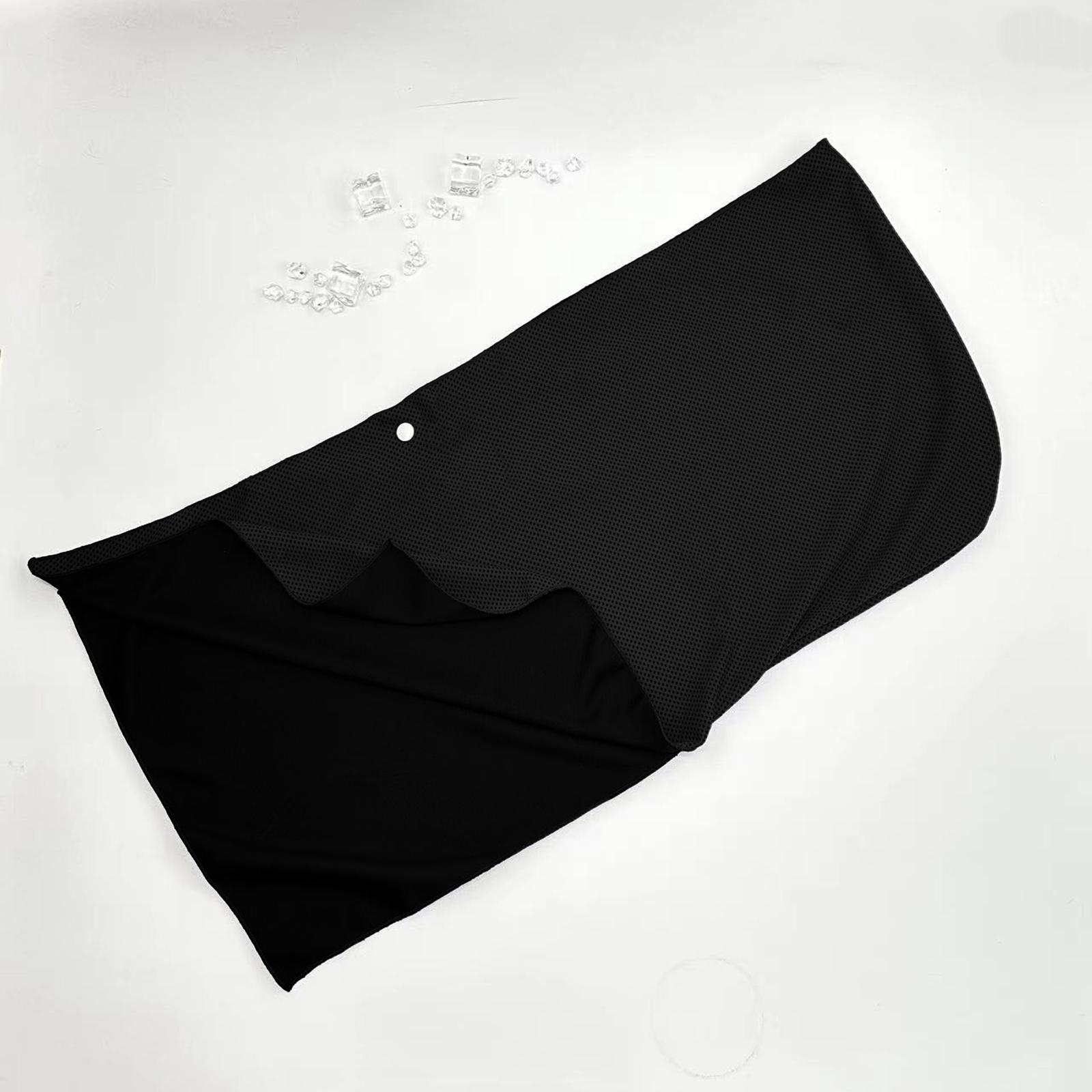 Baoblaze Cooling Towel Cool Towel Sun Protection Chilly Ice Cold Head Band Quick Drying Sweat Towel Ice Towel for Sports Workout Outdoor Exercise