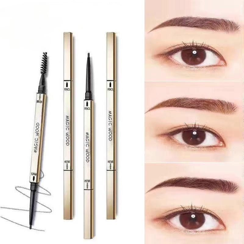 Eyebrow Waterproof Durable Soft Eyebrow Pencil Double Head