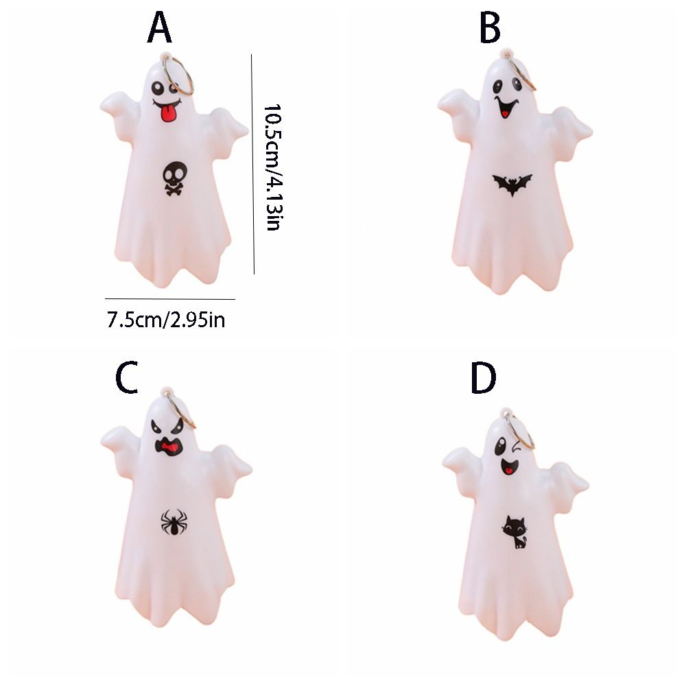 Party Supplies Plastic LED Halloween Lantern DIY Hanging Candle Light Portable Cute Night Lamp Gift. 