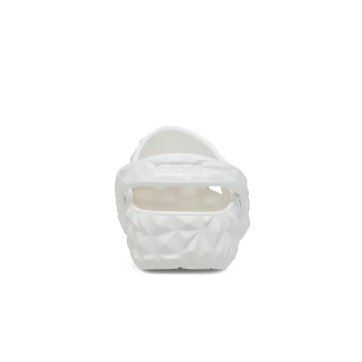 Giày Clog Unisex Crocs Classic Geometric - White - 209563-100
