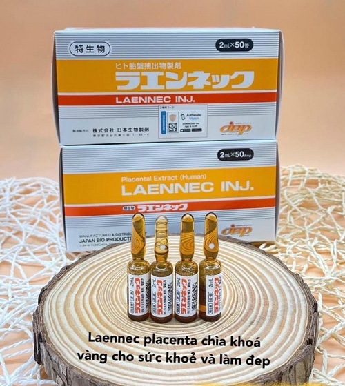Tế bào gốc Laennec Placenta nội địa Nhật Bản (Hộp 50 ống x 2ml)