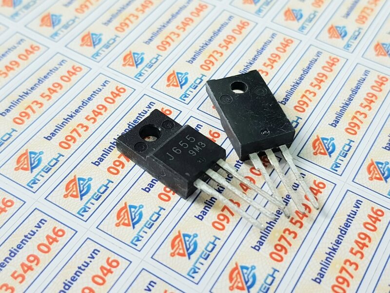 [COMBO 5 CHIẾC] J655 2SJ655 Mosfet Kênh P 100V 12A TO-220F