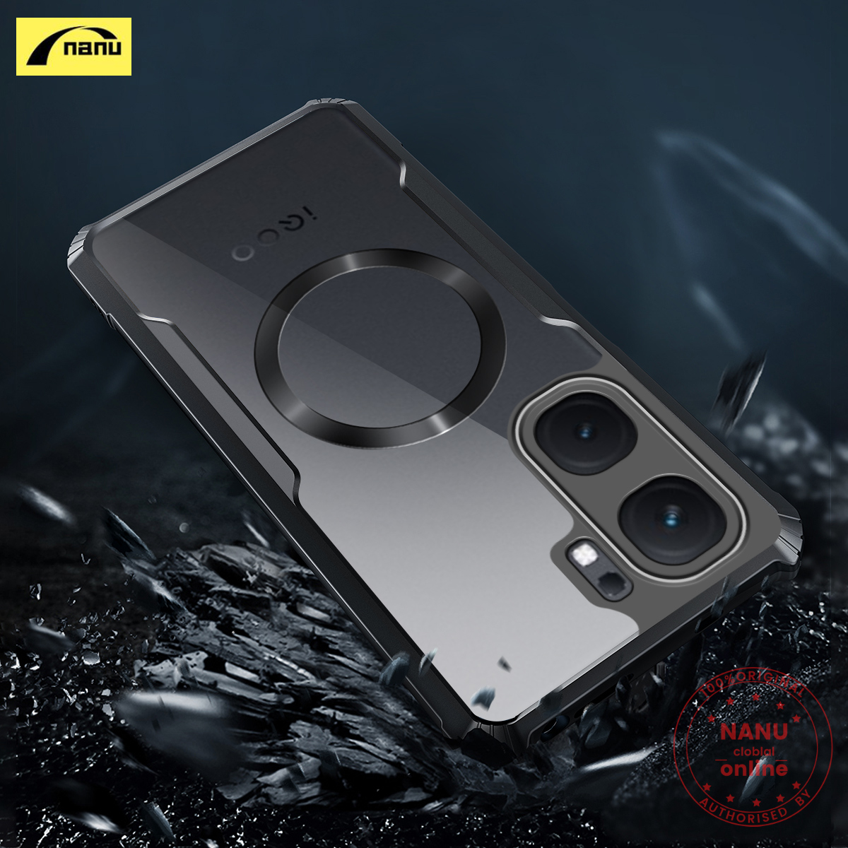 Nanu%20For%20Vivo%20IQOO%20Neo%209%209Pro%205G%20%5BThe%20Beatles%5D%20Compatible%20with%20Magsafe%20Phone%20Case%20Shockproof%20Slim%20Soft%20Cover%20Transparent%20Back%20Protection%20Casing%20-%20Image%206