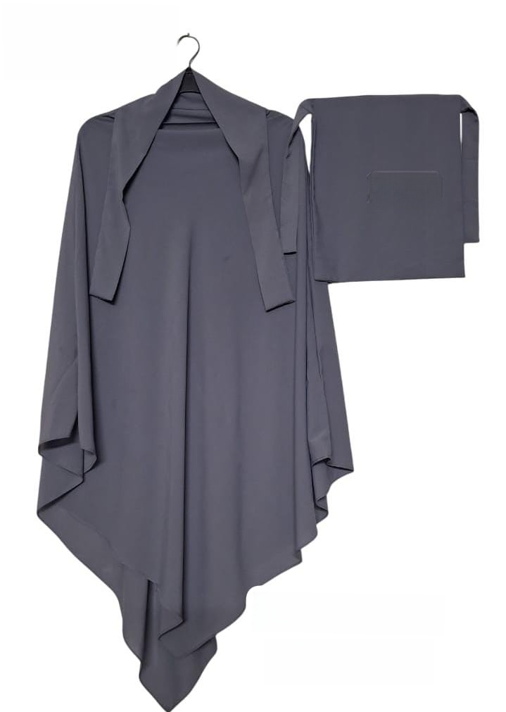 Khimar Hijab with Niqab Patti | Length of 48 inch