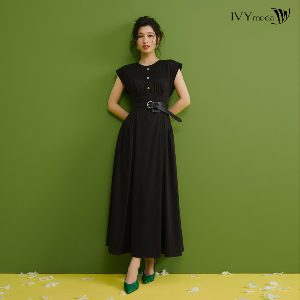Đầm maxi tay hến IVY moda MS 48M8298