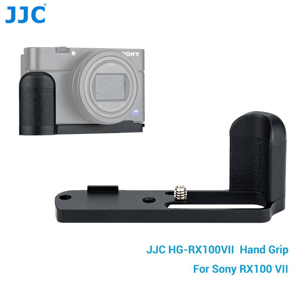 JJC Solid Metal Hand Grip Secure Handle Bracket for Sony RX100 VII RX100VII RX100M7 DSC-RX100 VII DSC-RX100VII DSC-RX100M7 Camera,Anti-Slip Pads Design 