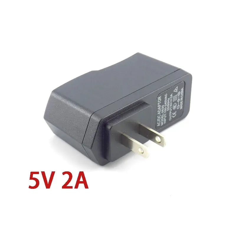 Qkkqla 110-240v usb adapter 5v 1a/1000ma compatible 5v 0.5a/500ma 2a 3acharger us plug converter adapter