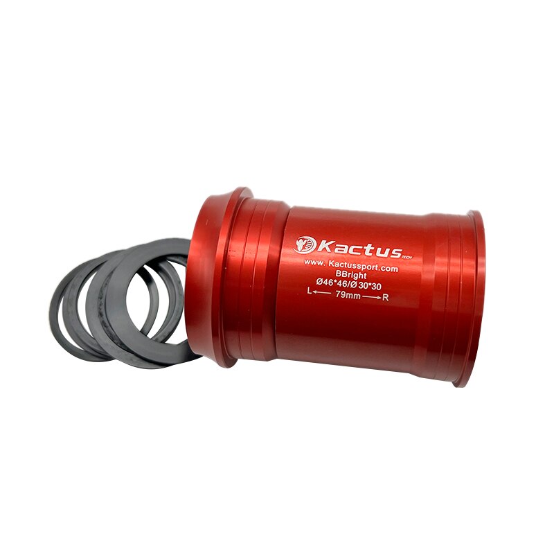 Kactus ceramic bea right/24/dub bottom brackets axis 24/28.99/30mm pressfit 46mm bea for sram/rotor/shimano chain