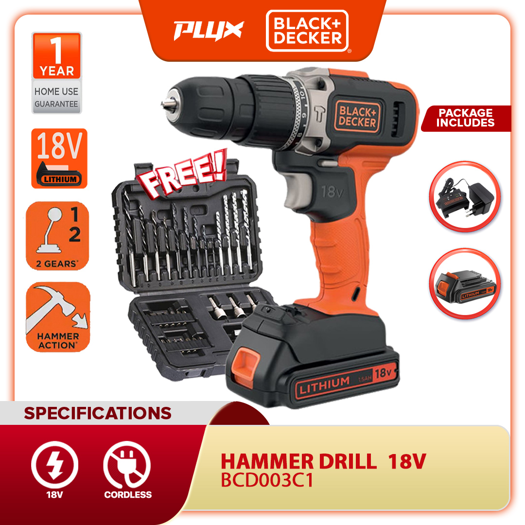 DECKER BCD003C1 18V 1.5AH Lithium-ion 