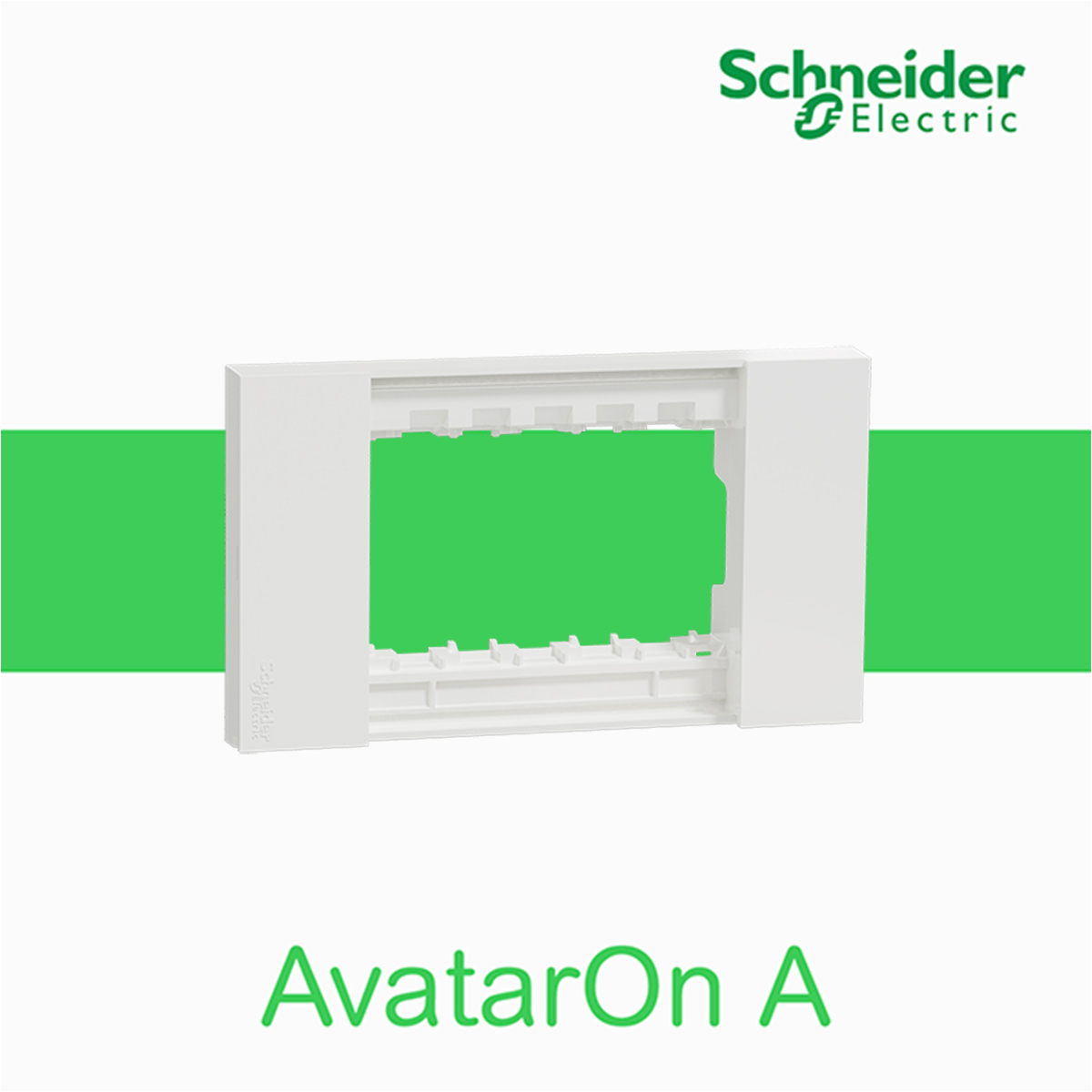 Công tắc 1 chiều 16ax, size e - mặt 3 thiết bị avataron a schneider electric