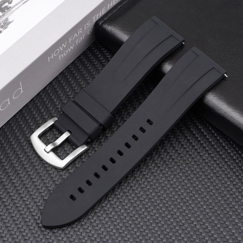 Xingchengec Silicone Smart Quick Release Strap Universal Strap With on/off Raw Lugs