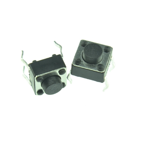 Diymore 100pcs 65mm 69mm tactile push button switch 2-pin 4 pins micro switch 2-pin 4-pin dip momentary tact switch through-hole
