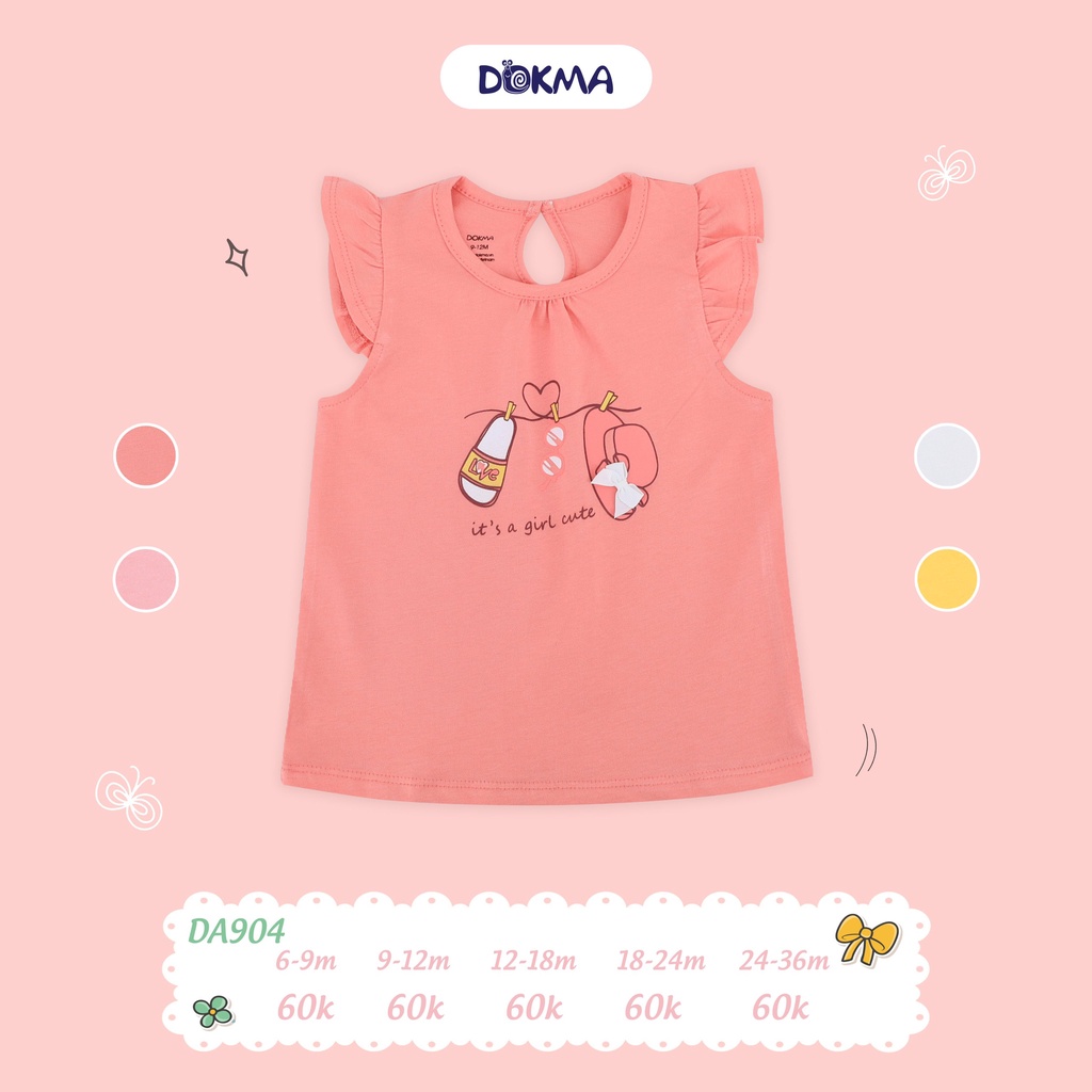 [DOKMA] Áo cánh tiên cho bé  đẹp/mát, mềm (6-36m)
