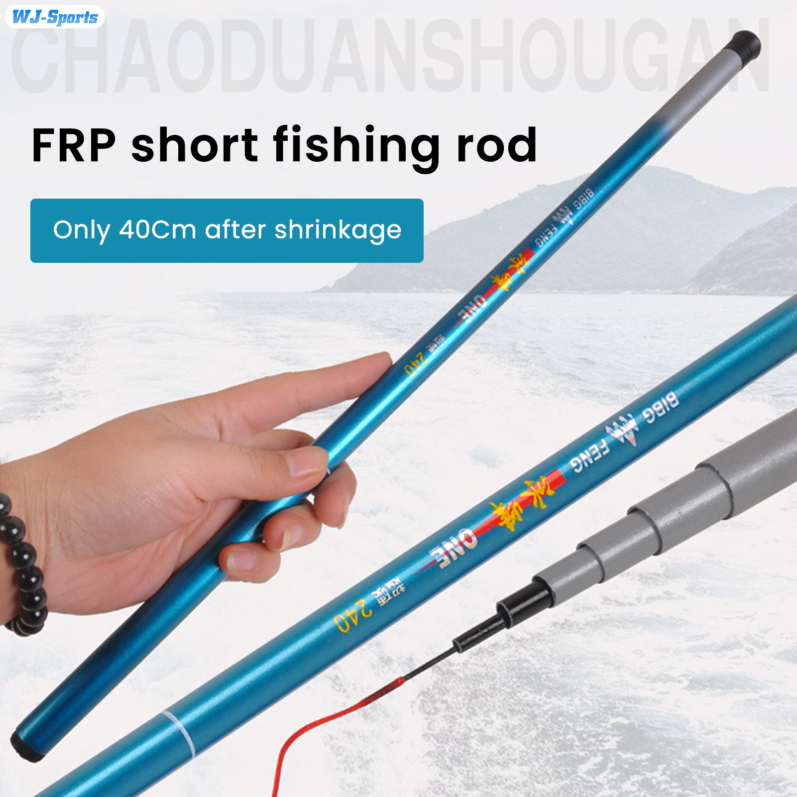 Short Section Hand Rod Tight Rod Section Angling Tackle for