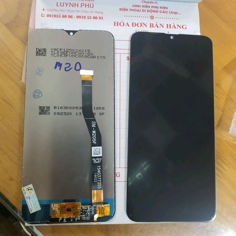 Màn hình samsung m20 m205f zin tặng keo dán 15ml