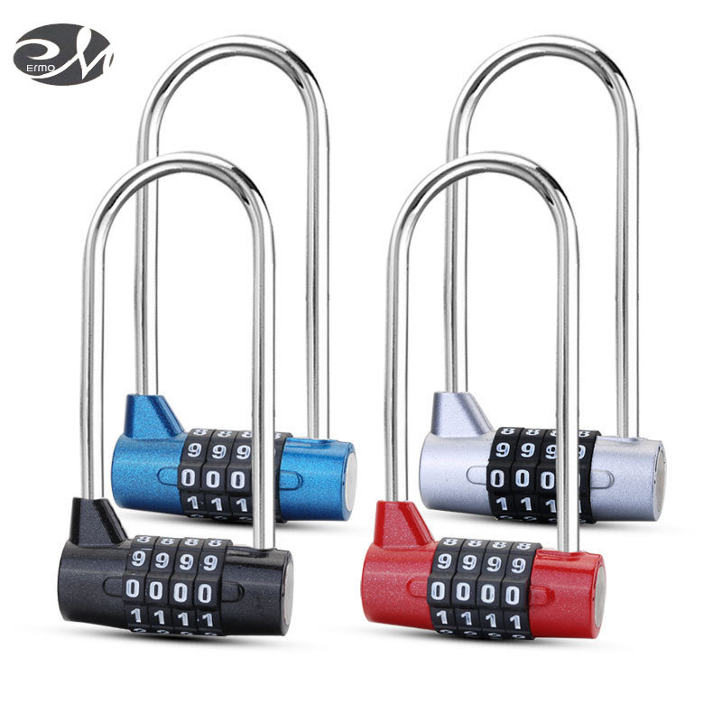 Extended lock beam U shape extended lock hook combination lock padlock password padlock