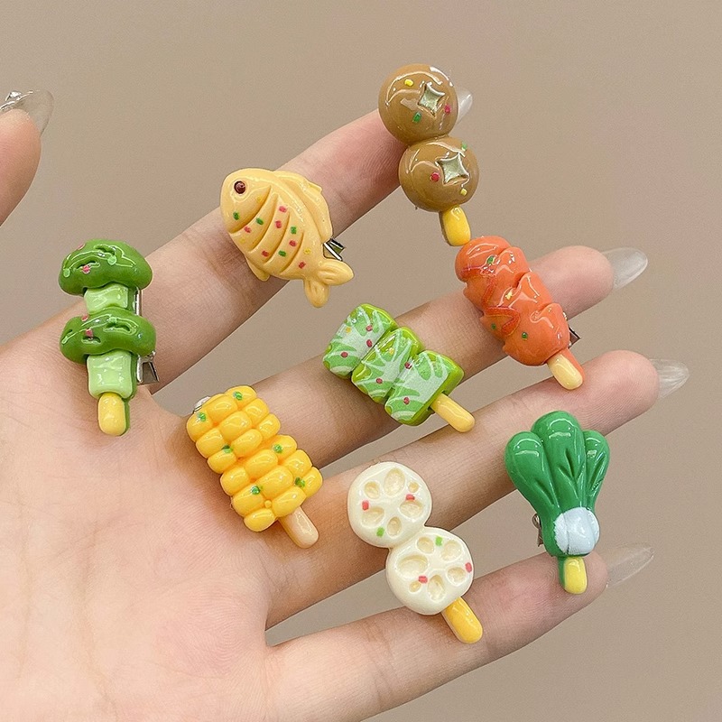 Kẹp tóc mái đồ ăn siêu đáng yêu KM97