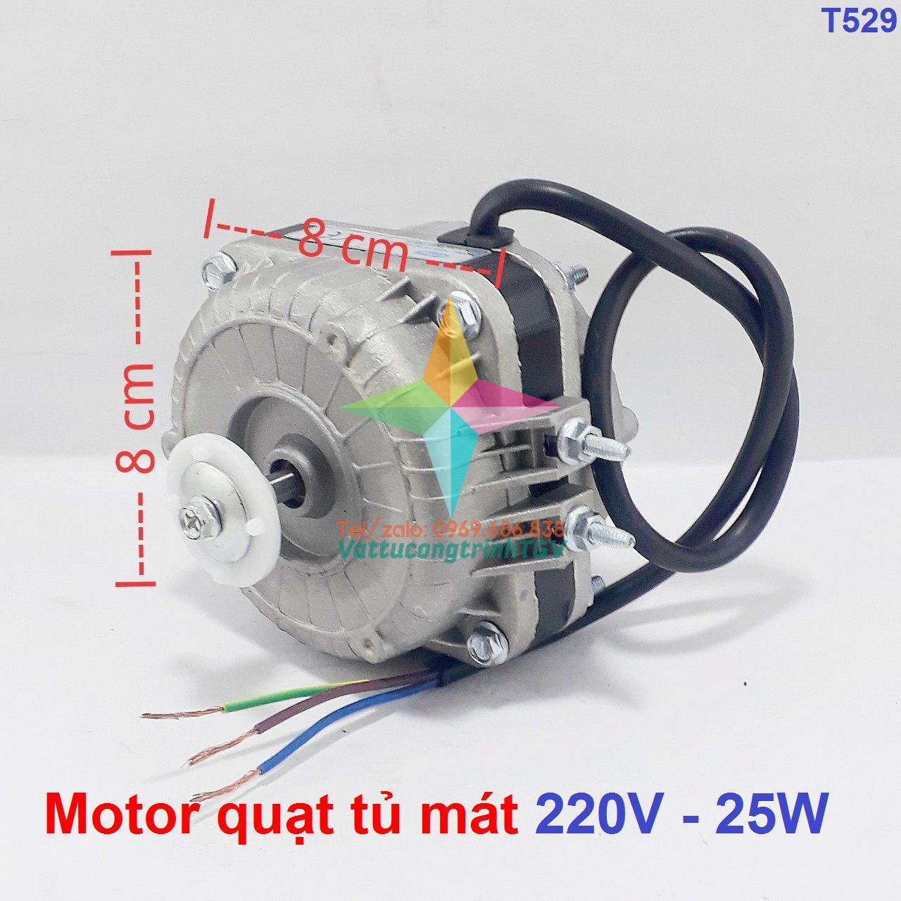 Motor quạt tủ mát YZF5-13-18 loại 220V-25W
