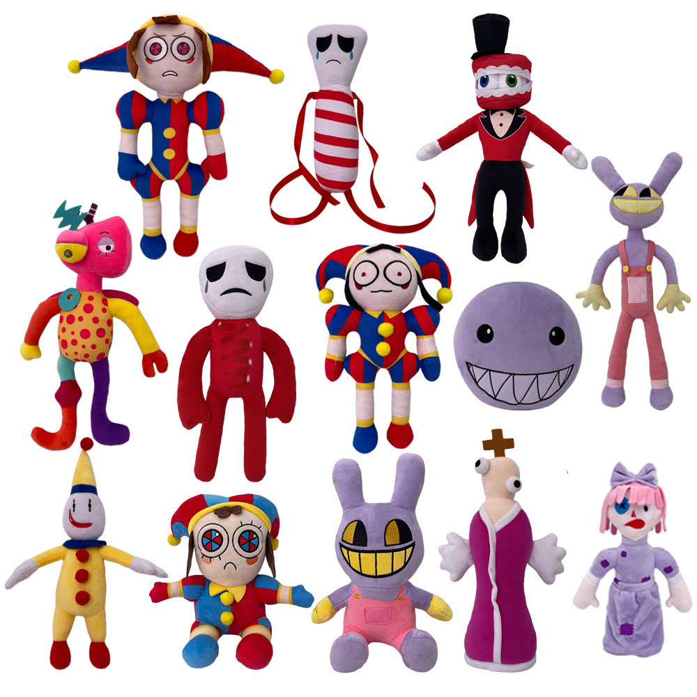 【Trick or Treat Alliance Mall】New Amazing Digital Circus Plush Toy Soft Stuffed Plushie Doll Christmas Birthday New Year Gifts Kids.