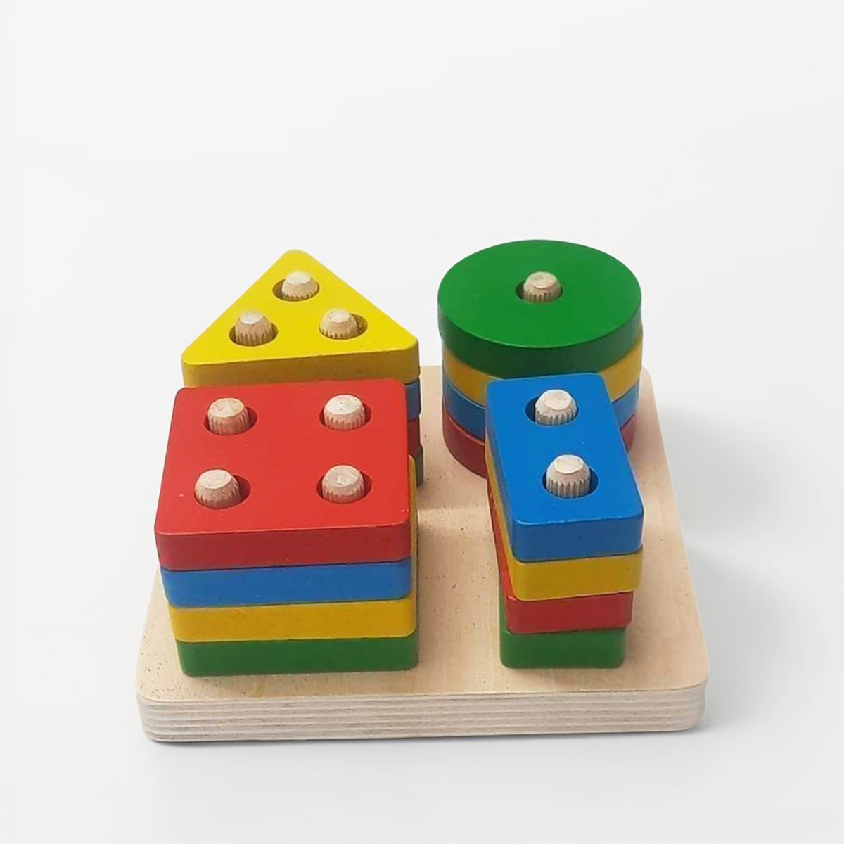 Wooden Puzzle toy Educational DIY Baby Toys Wooden Geometric Sorting Board  Montessori Kids Educational Toys Building Puzzle Child Gift