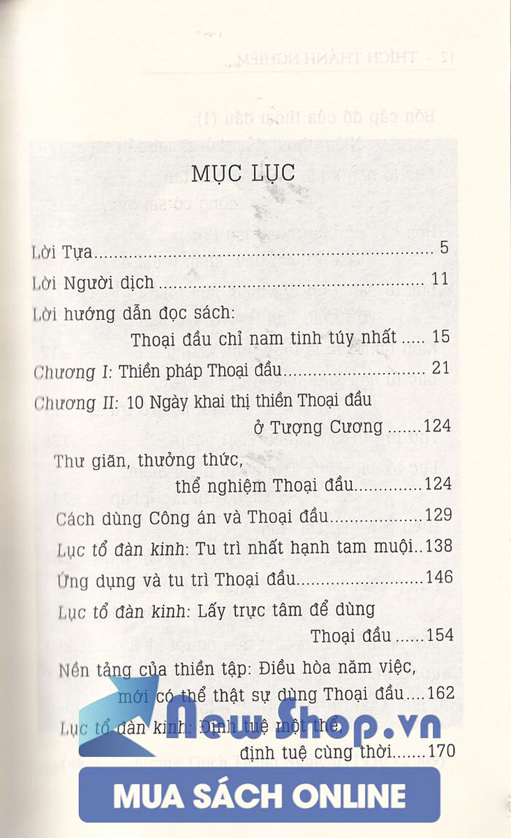 Sách - Thiền Thoại Đầu - Newshop