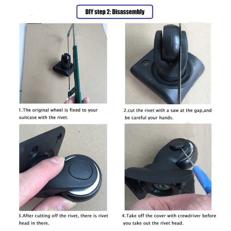 SG Seller]Ready Stock Pcs Luggage Wheels Luggage Suitcase