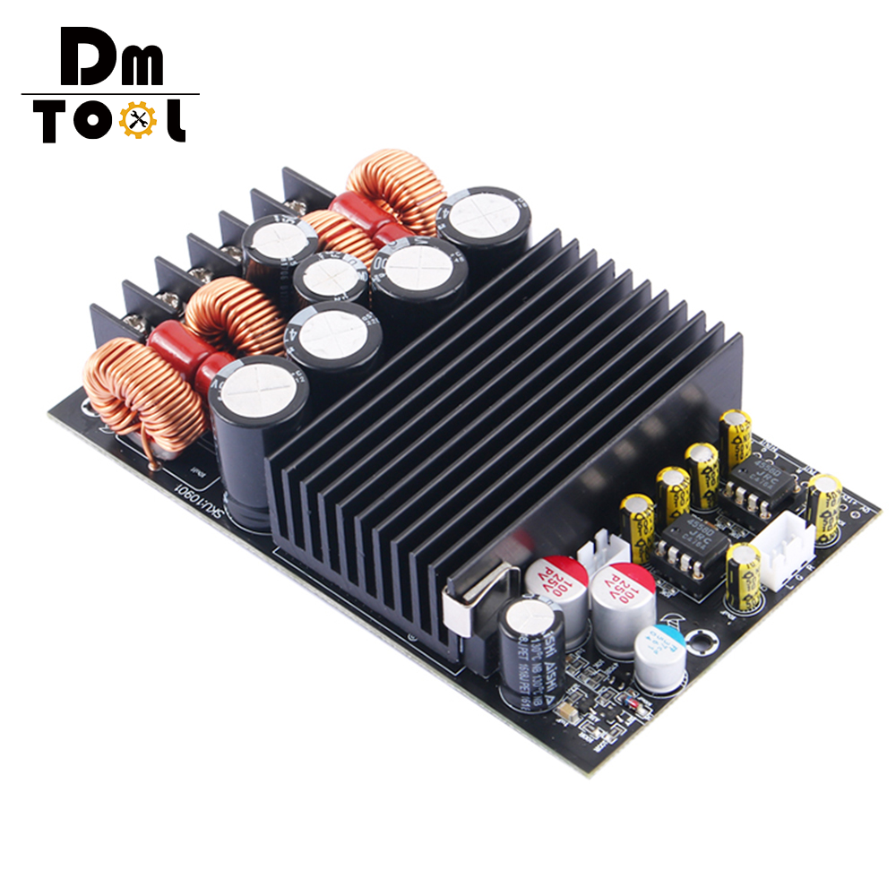 Dm dc19-50v tpa3255 hifi digital power amplifier 300w+300w high power 2.0 dual channel stereo module