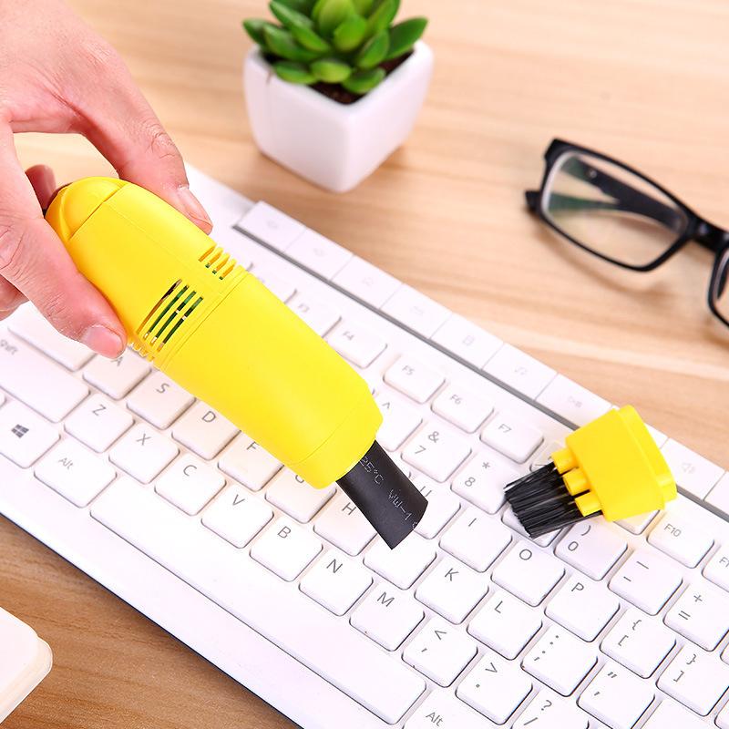 Mini Vacuum Cleaner USB Computer Keyboard Vacuum Cleaner Cleaning Brush