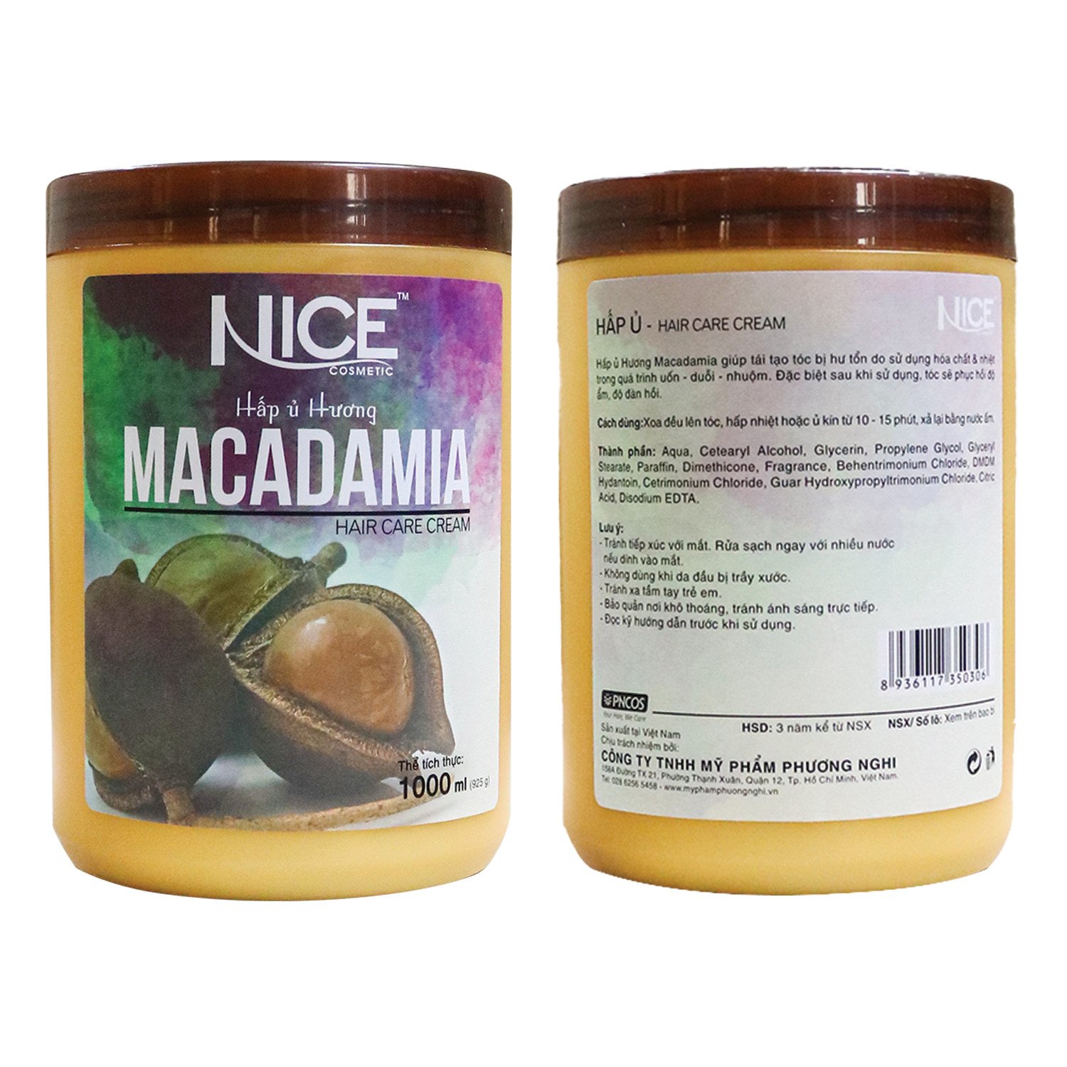 Hấp ủ tóc tinh dầu Macadamia 1000ml