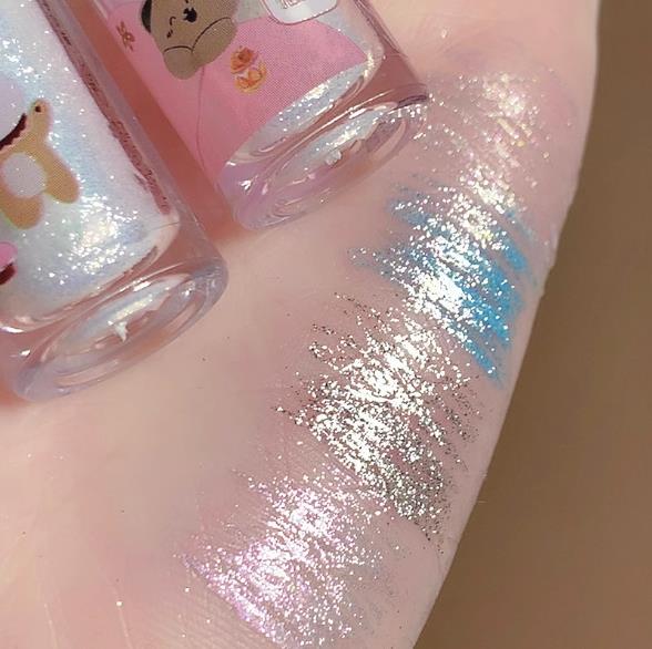 Dorisna long lanh chất lỏng bóng mắt Pearlescent Sequins Phấn mắt nằm tằm Kim Cương Trang điểm mắt không thấm nước mỹ phẩm