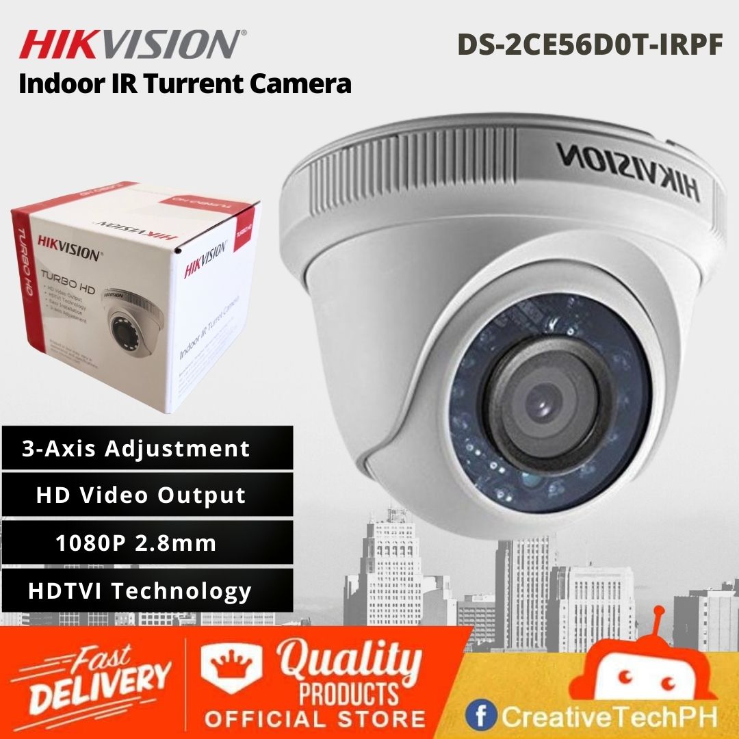 HIKVISION CCTV Camera Indoor IR Turrent Camera (1080p, 2.8mm, HD Video