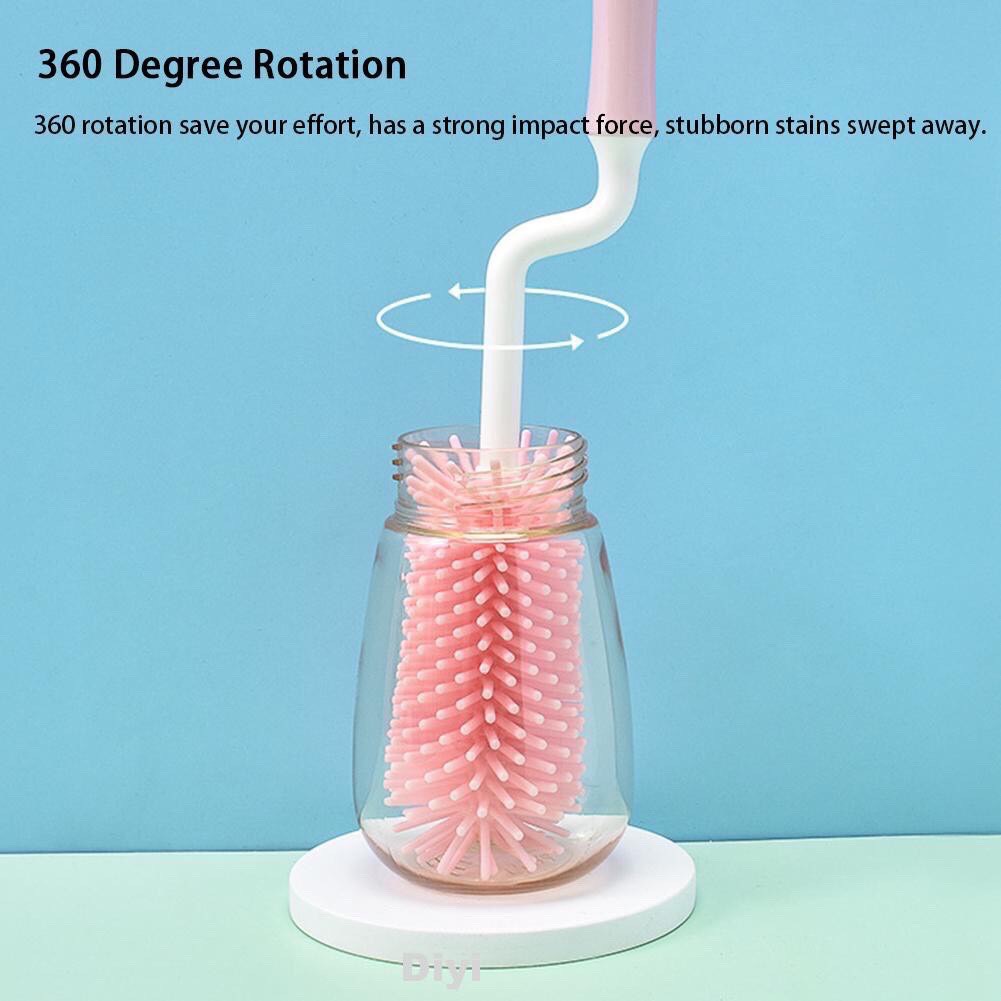 Bộ Cọ Rửa Bình Sữa Silicone Dolphin