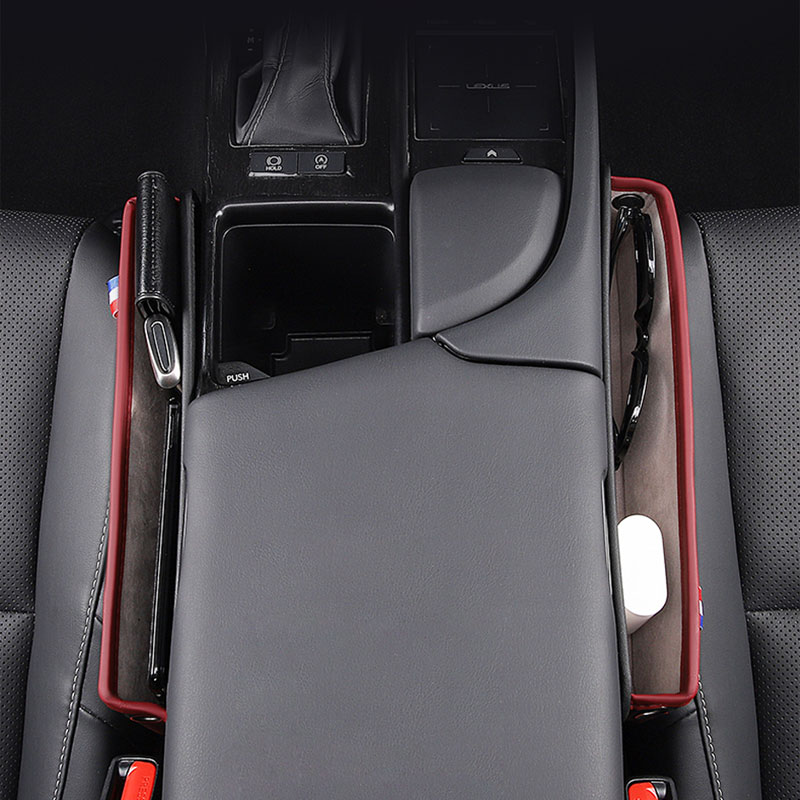 Universal Car Seat Storage Box Thickened Bottom Multi-function Gap Storage Box Car PU Leather Car Gap Storage Box