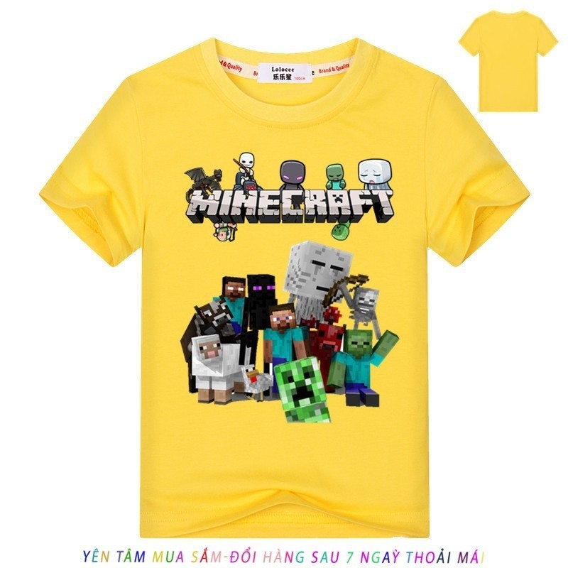 SALE 50% Áo thun Minecraft Steve Creeper inside