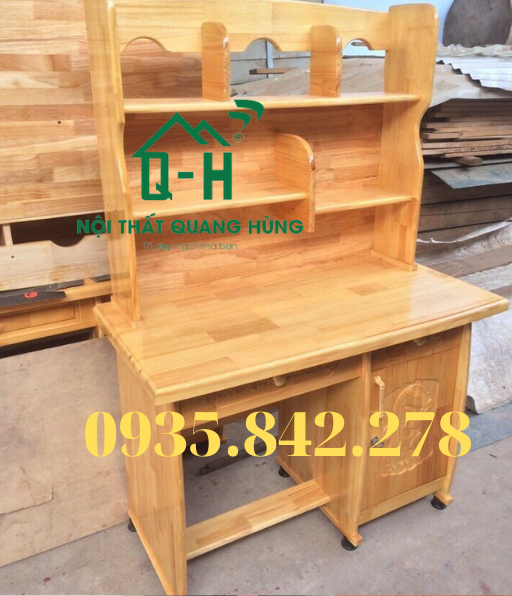 Bàn học sinh gỗ thông tự nhiên cao cấp chất lượng thủ đức