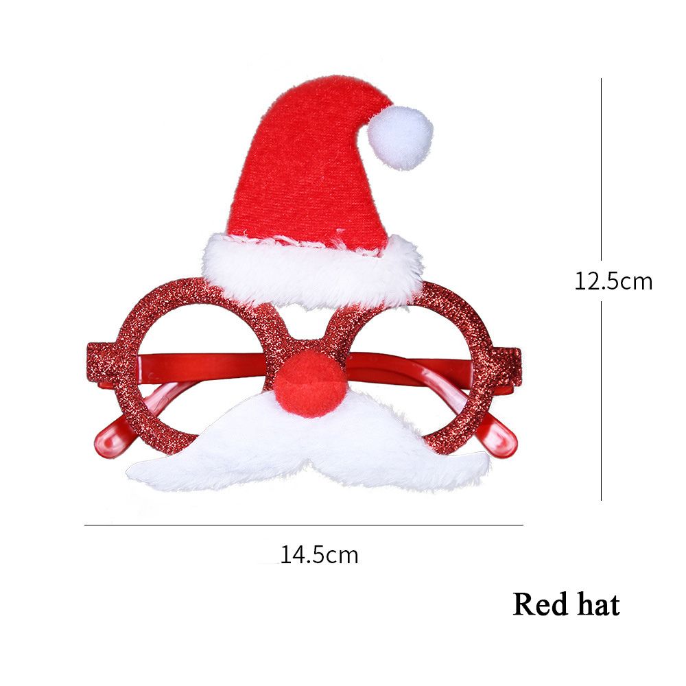 PETIBABE Quà tặng trẻ em Kính Photo Prop Kính dự tiệc Kính Giáng sinh Trang trí Giáng sinh Đồ chơi trẻ em Kính hoạt hình