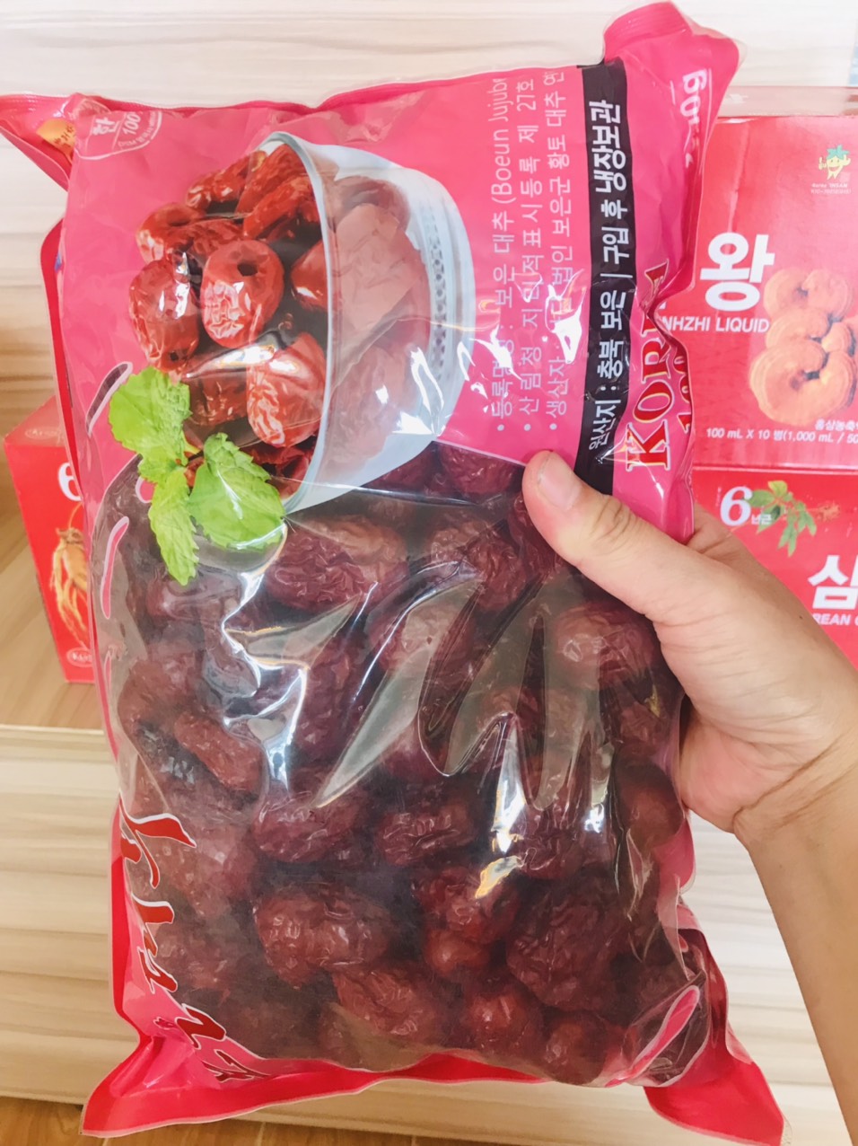Táo Đỏ Sấy Khô Hàn Quốc Loại 1