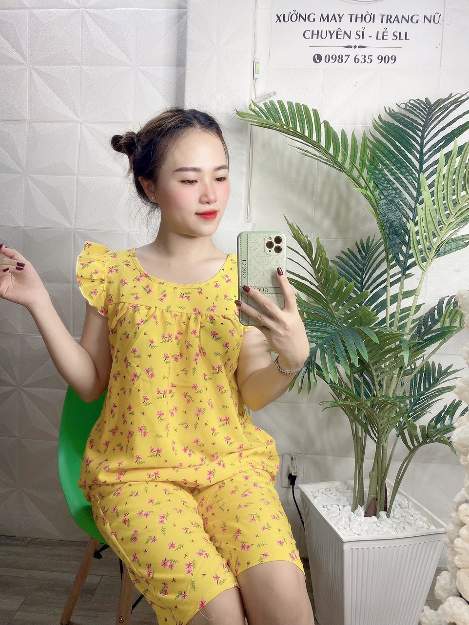 ĐỒ BỘ LỬNG HOA DỄ THƯƠNG  CÓ SIZE 40-75KG - LUA35