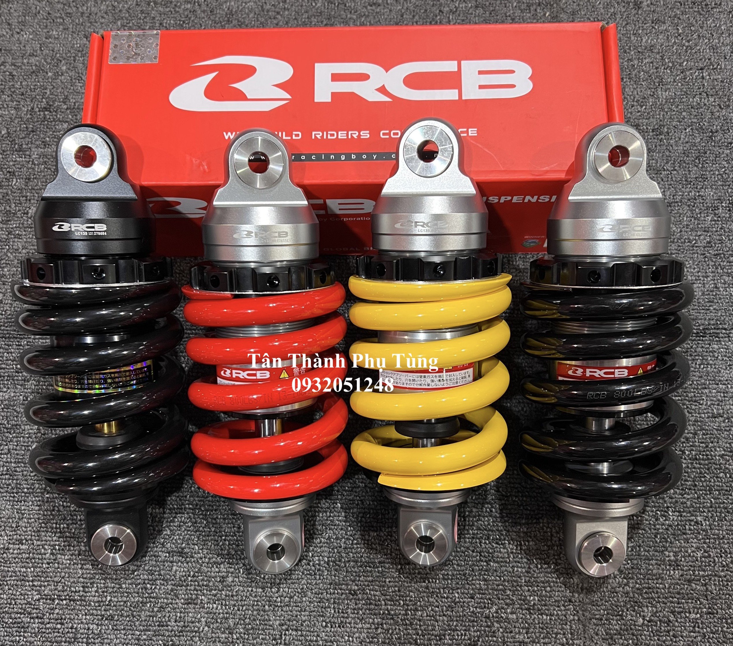 Phuộc RCB Exciter 135, Exciter 150 E2 chính hãng