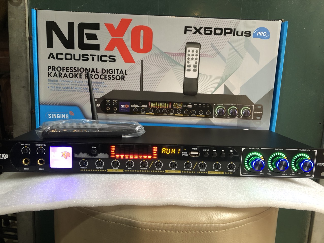 Vang cơ Nex FX50plus, Bluetooth, Echo + Reverb - TẶNG 2 DÂY CANON