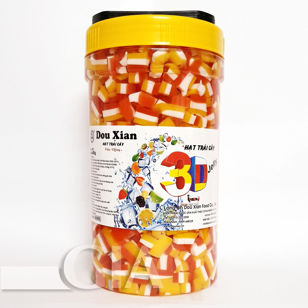 Thạch rau câu 3D Douxian hộp 2.5kg