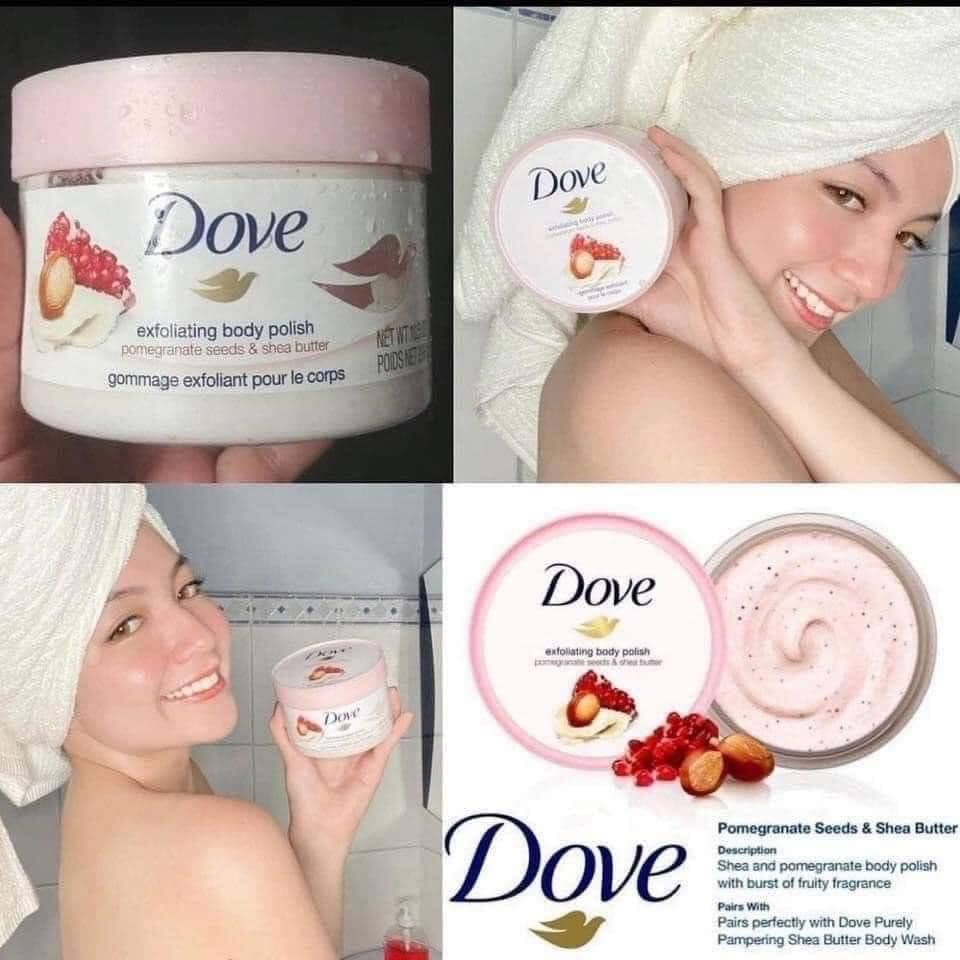 Tẩy Da Chết Toàn Thân DOVE Exfoliating Body Polish